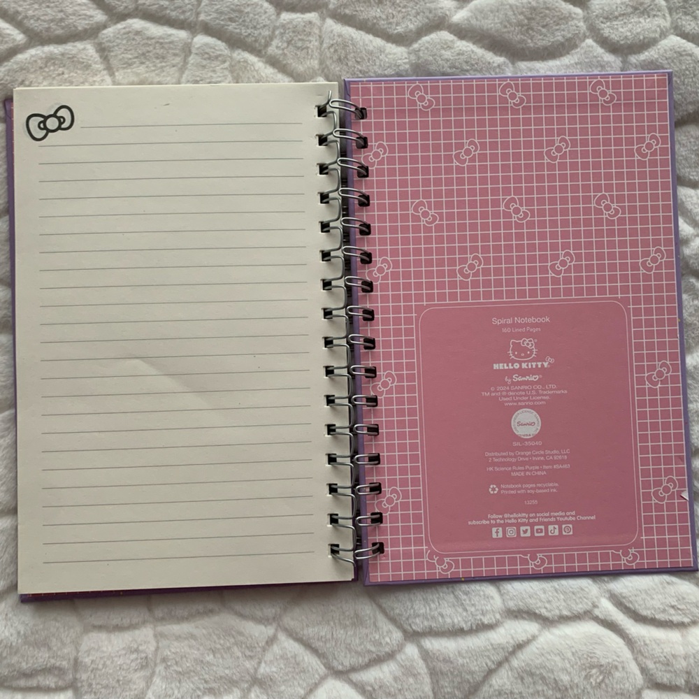 BuyNow✨Hello Kitty Spiral Notebooks Pick One - Picture 4 of 16
